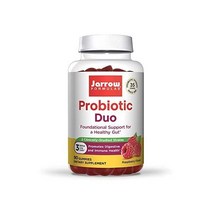 Jarrow Formulas-Probiotic Duo Dietary Supplement for Digestive Support & Immune Health- 3 Billion CF, Priobiotic Duo, 90 Count (Pack of 1)