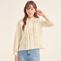 로엠 면소재 핀턱 블라우스 RMBLB12R11