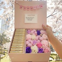 라봄플라워 어버이날용돈박스 부모님 플라워 반전 용돈상자 현금선물, 핑크박스L-핑크꽃-머니홀더-엄마사랑해요