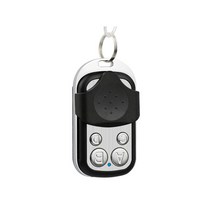 도어리모컨 문리모콘 ABCD 무선 RF 원격 제어 433 MHz 전기 게이트 차고 문 열쇠 고리 컨트롤러, 01 Black
