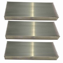 3 PC를 알루미늄 전력 증폭기 히트 싱크 방열판 100X40X11mm, 보여진 바와 같이, 하나