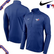 [미국정품] 나이키 MLB 토론토 블루제이스 팀 로고 Element Performance Half-Zip Pullover Jacket - Royal 607182