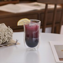 베이직 더블글라스 아이스커피 더블 윌 이중 유리컵 8종, 스파클링