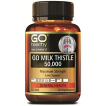 New ZeaLand직구 고 헬시 성인용 Milk Thistle 50 000 60VEGI Cap 1팩, 수량, 상세참조