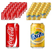 코카콜라 콜라 355ml 업소용+ 환타 파인애플 355ml 48캔, 상세페이지 참조