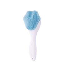검빅스 고양이 발자국모양 모공브러쉬, 1개, 블루