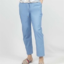 제니유 소프트 얇은 9부 여성 여름 긴바지 밴딩 슬랙스 팬츠 (8718919)