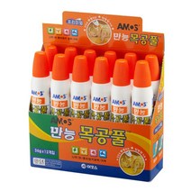 아모스 목공풀 36g 12개, 본상품선택