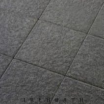 이레타일 주방 현관 욕실바닥타일 베란다타일 NEW PLUS R BLACK (낱장)