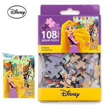 토이앤퍼즐 디즈니 미니 직소퍼즐 108P 라푼젤, 단일 퍼즐/블럭 조각 수