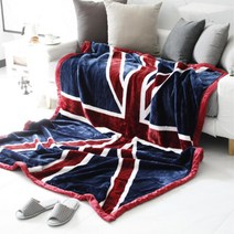 유니언잭 극세사 담요 러그 차박 블랭킷 쇼파 이불 겨울 카라반 포근함 봄가을겨울