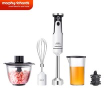 음식물처리기웰싱 캐리어음식물처리기 Morphy Richards 4 in 1 다기능 600W 전기 핸드 스틱 블렌더 침수 핸, 01 WHITE_01 4 1_03 영국 플러그