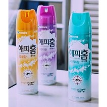 해피홈 수성에어졸 500ml 4가지향 모음, 2개