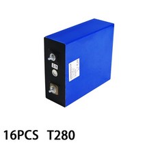 인산철 배터리 밧데리 280ah lifepo4 3.2v 리튬 철 인산염 충전식 태양열 diy 셀 12v 24v 48v ev rv 지게차 보트 골프 카트, 16개