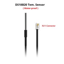 SONOFF TH Elite 16A 20A Wifi 스마트 온도 및 습도 모니터링 스위치 THS01 DS18b20 센서 eWelink alexa를 통한 홈, [04] Sonoff DS18B20, 04 Sonoff DS18B20, 한개옵션1
