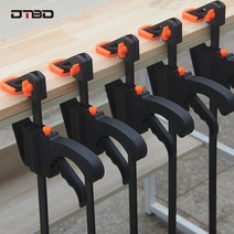 2개 빠른 래칫 F 클램프 헤비 듀티 목공 작업 바 클립 키트 리버스 DIY 핸드 툴, 03 8INCH 2PC