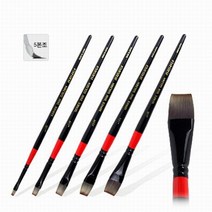 LOE253470바바라 구성붓2500세트 혼합모 5본조 미술용품, 단일사이즈
