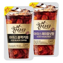 올따옴기획 칸타타커피 230ml 블랙20개+헤이즐넛향 10개, 30개