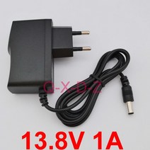 어댑터 1pcs 4.2v 7.2v 8.4v 12.6v 13.8v 16.8v 21v 1a 1000ma 폴리머 리튬 배터리 충전기 전원 어댑터 충전기 듀얼 ic eu 호환, 13.8v 1a
