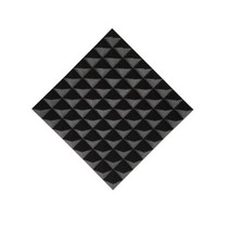 흡음판 방음 보드 흡음 폼 어쿠스틱 패널 벽 스튜디오 룸 트리트먼트 사운드 흡수 스폰지, 03. 블랙