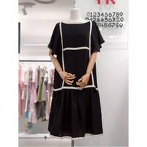 [YK] W몰 테이핑 프릴 데일리 원피스 Y193C668