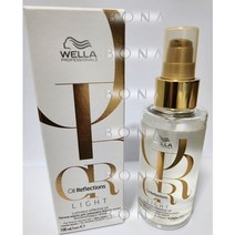 웰라 프로페셔널 리플렉션 루미너스 라이트 헤어 오일, 100ml, 1개