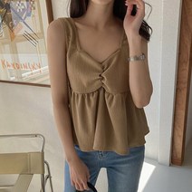 글래머러스 베이비돌 민소매 블라우스 3col blro1257