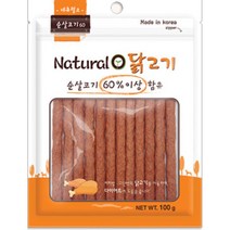 네츄럴오 국산 애완견간식 닭고기 져키 100g 골든리트리버 강아지 반려견, 1개