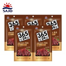 사조해표 숯불바베큐맛 육포 30g, 5개