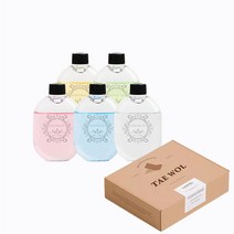 TAE WOL 자동 디퓨저 실내용 아로마 방향제 리필오일 디퓨저기계미포함 1세트 오일 5개, 바디향*5
