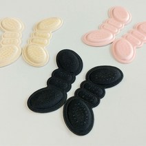 실리콘뒤꿈치패드, 검정6mm, 1개