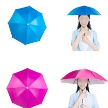 모자우산 햇빛 차단 용 자외선차단 야외용 모자 낚시 농장 밭일 하우스 과수원 주말농장 용품, 우산모자 77 블루