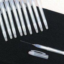 마미쏘잉/ 바로수정되는 지우개 열펜 10개/ 프랑스자수 퀼트/ 자수도안용 원단용펜, 화이트10개