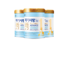 아기사랑수 더퍼스트 어드밴스 분유 1단계, 750g, 3개