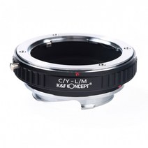 K&F CONCEPT 렌즈변환 어댑터 콘탁스 야시카 CY 렌즈 - 라이카M 바디 / CY-LM, 1개