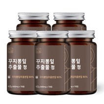 자연바름 꾸지뽕 잎 추출물 추출 분말 정 매스틱 양배추 브로콜리 안동산마 매실, 70정, 5개