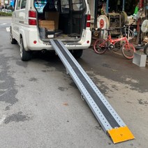 경사로 바이크 사다리 상하차 계단 휠체어 전동자전거 경사판 진입판 퀵보드 오토바이, 2.4m 휠체어  오토바이 폭 25cm 1개