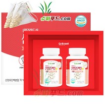 HACCP 식약처 인증 네덜란드 퀄리고트 산양유 불포화지방산 중쇄지방산 풍부 아미노산 스코어 112점 네덜란드산 산양유단백질 정 + 슈퍼푸드.com 연자육 티백, 1세트, [(500mg 90정) x 2+2g]
