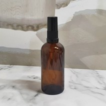 스프레이 유리용기 앰버 브라운 - 100ml 갈색공병