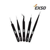 엑소(EXSO) EXSO엑소에폭시 핀셋 5종ESD-2AESD-7ESD-GGESD-SSESD-AA 택1, ESD-GG