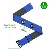 심박계 심박수 측정기 운동 Coospo-심박수 모니터 가슴 벨트 스트랩 와후 가민 808s H6 스포츠 무선 심박, 블루 -L, 2.Blue-L