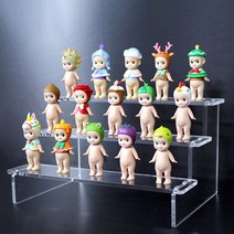 엠블럭 아크릴계단형받침대 9번 - 소니엔젤 건담컨버지 피규어 미니피규어 장식품 소품 수집품 장식장 진열대 받침대 아크릴진열대 아크릴거치대 매장디스플레이, 계단형 09번 A(폭) 6cm