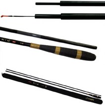 동와 흑일색 5척 꽂기식 중층낚시대 내림낚시대, 단품