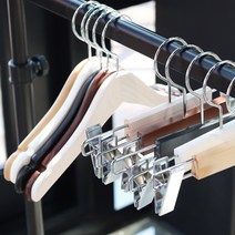 지엔디스플레이 나무 원목옷걸이 바지걸이 매장 고급 정장 니트용 옷가게옷걸이, 여성 상의 흰색, 1개