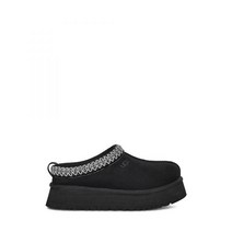 UGG 어그 for women 스티치 칼라 플랫폼 슬리퍼 타즈 - 블랙