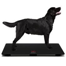 ICare-Pet 대형견을 위한 다기능 반려동물 체중계 Temp-Glass 대형견 저울 매트 포함 99.8kg(220파운드) 동물 지탱 ±10g 정확도 가정 및 수의사, 25.5 x 17.7 Inch