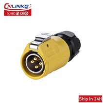 농기계 농업용 Cnlinko LP20 M20 IP67 방수 20A 4pin 항공 플러그 소켓 전원 커넥터 산업용 전기 농업 기, 03 LP-20 4pin plug_01 4P