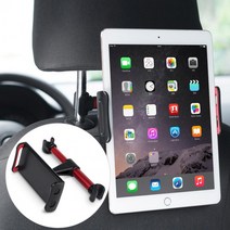 [D]헤드레스트 자동차 뒷자리 핸드폰 거치대, 블랙