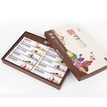 수제양갱 양갱모듬세트 10개입(팥양갱2+단호박양갱2+고구마양갱2+밤양갱2+홍삼양갱0) 양갱선물세트, 40g×10개