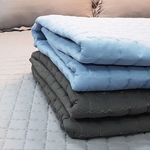 버지니아 손주 퀸 혼수 신혼 이불 침구류깔개 겨울침대패드, 블루